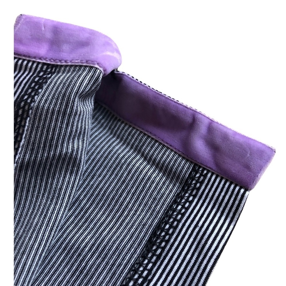 Point Zero Couture Striped Short-sleeve Polo w/Enhancements - NWOT Size L - Picture 10 of 10